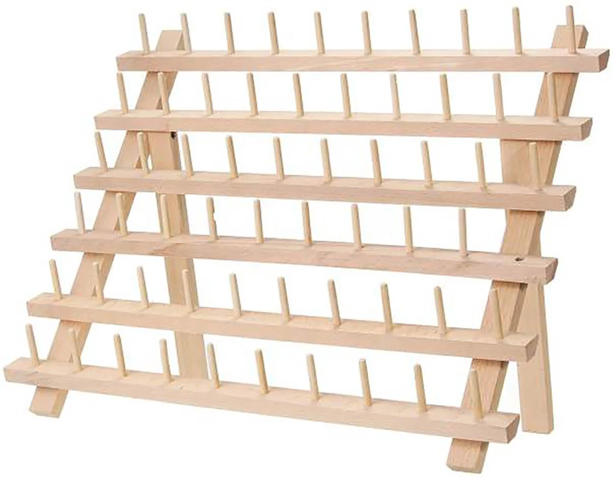 Merkloos Houten Naaigaren Rek - 60 Houders Voor Garen - Voor Naaien & Borduren - Opbergrek Staand - 60 Pinnen - Houder - Organizer - Hout 3 Merkloos Houten Naaigaren Rek - 60 Houders Voor Garen - Voor Naaien & Borduren - Opbergrek Staand - 60 Pinnen - Houder - Organizer - Hout