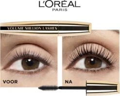 L’Oréal Paris - Volume Million Lashes - Zwart - Volume Mascara - 10.7 Ml 19 L’Oréal Paris - Volume Million Lashes - Zwart - Volume Mascara - 10.7 Ml -Modecosmetica Winkel 1200x965