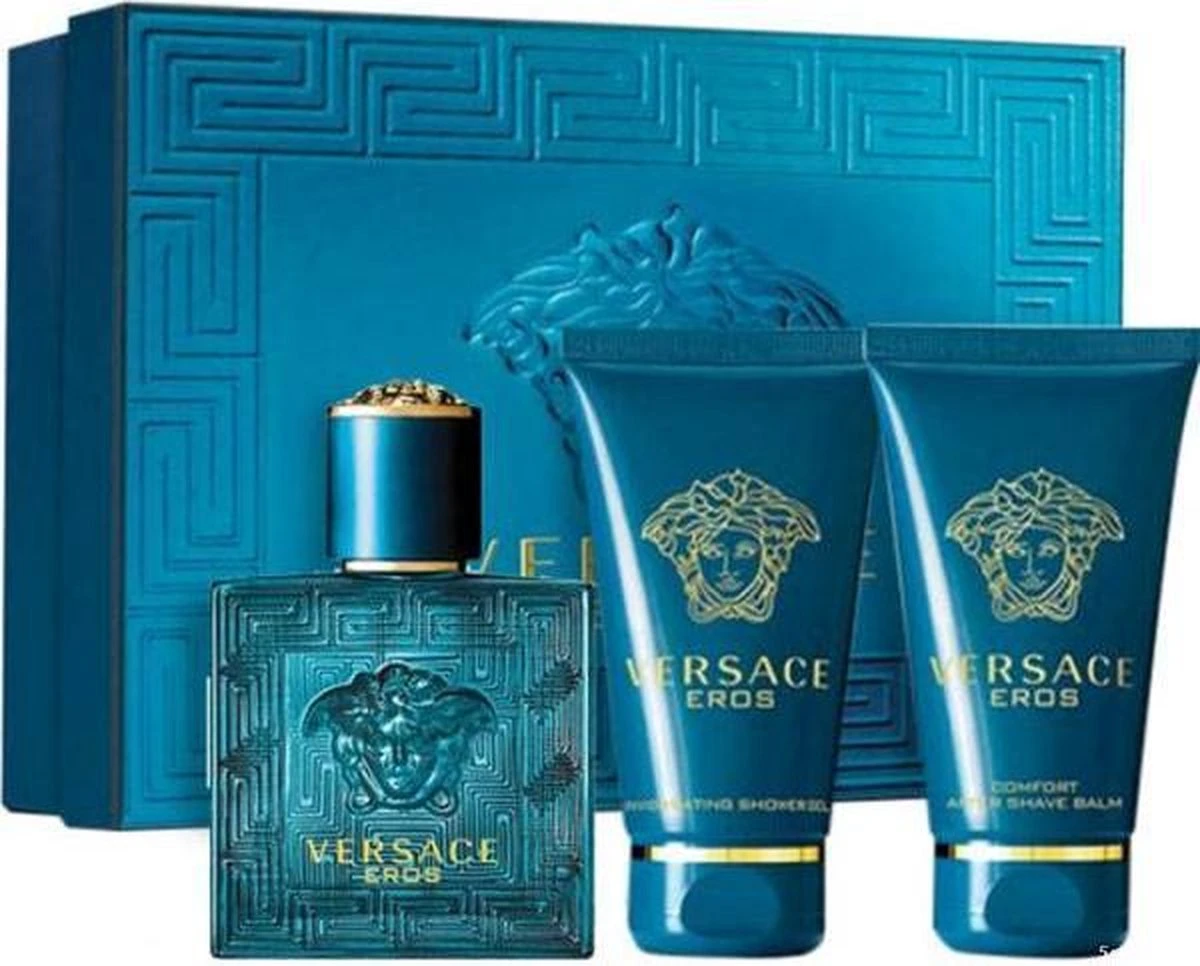 Versace - Eros Gift Of Mini 5 Ml, And Eros 25 Ml (After Shave Balm) Eros 25 Ml - Eau De Toilette - 5ML 4 Versace - Eros Gift Of Mini 5 Ml, And Eros 25 Ml (After Shave Balm) Eros 25 Ml - Eau De Toilette - 5ML - Afbeelding 2