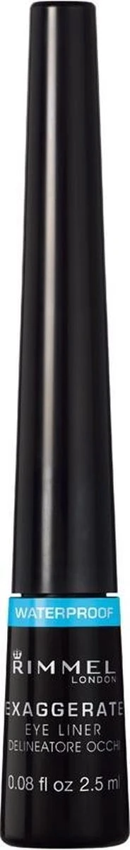 Rimmel London Rimmel Exaggerate Waterproof - Zwart - Eyeliner 9 Rimmel London Rimmel Exaggerate Waterproof - Zwart - Eyeliner - Afbeelding 7