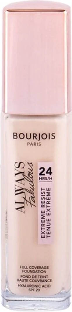 Bourjois Always Fabulous Foundation - 120 Light Ivory 28 Bourjois Always Fabulous Foundation - 120 Light Ivory -Modecosmetica Winkel 280x1200 1
