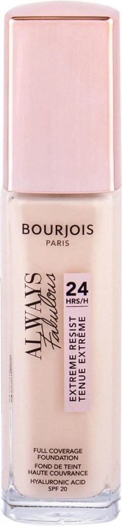Bourjois Always Fabulous Foundation - 120 Light Ivory 25 Bourjois Always Fabulous Foundation - 120 Light Ivory -Modecosmetica Winkel 280x1200