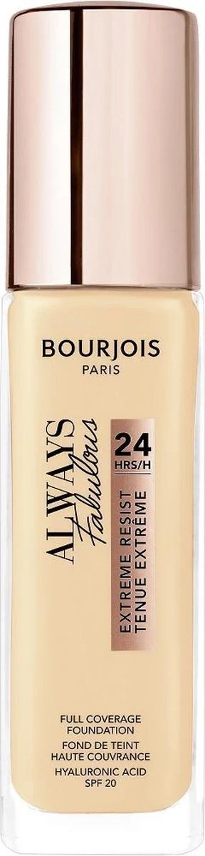 Bourjois Always Fabulous Foundation - 120 Light Ivory 11 Bourjois Always Fabulous Foundation - 120 Light Ivory - Afbeelding 9