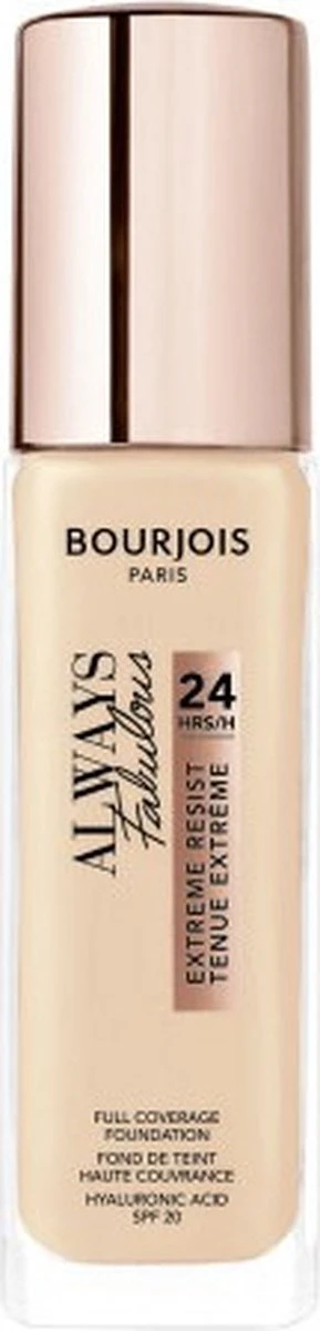 Bourjois Always Fabulous Foundation - 120 Light Ivory 14 Bourjois Always Fabulous Foundation - 120 Light Ivory - Afbeelding 12