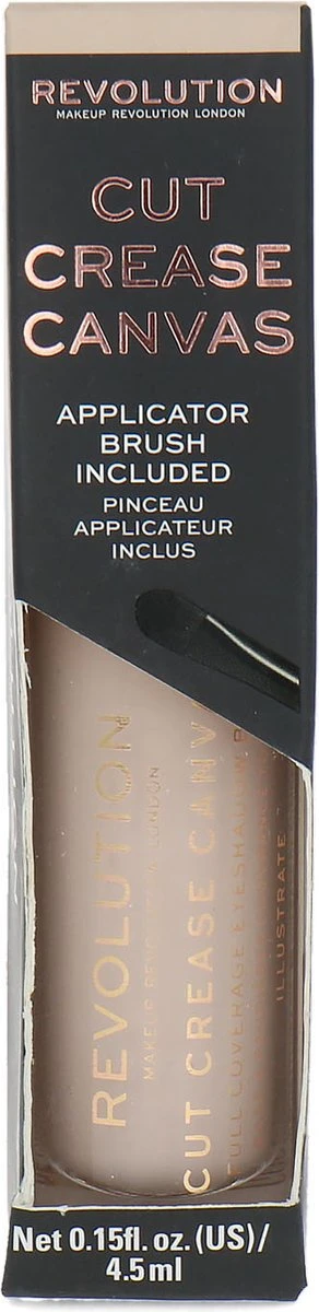 Makeup Revolution Cut Crease Canvas Oogschaduw Primer - Illustrate Fair 4 Makeup Revolution Cut Crease Canvas Oogschaduw Primer - Illustrate Fair - Afbeelding 2