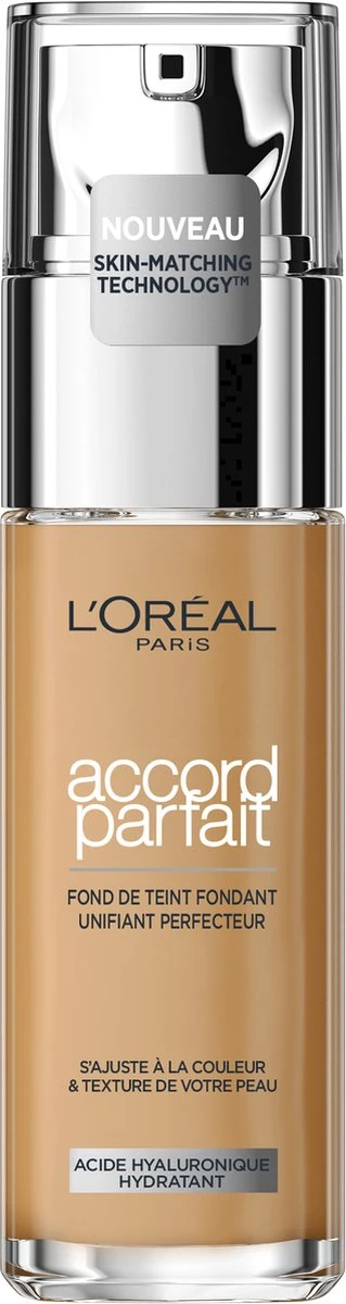 L’Oréal Paris - Accord Parfait Foundation - 3N - Natuurlijk Dekkende Foundation Met Hyaluronzuur En SPF 16 - 30 Ml 3 L’Oréal Paris - Accord Parfait Foundation - 3N - Natuurlijk Dekkende Foundation Met Hyaluronzuur En SPF 16 - 30 Ml