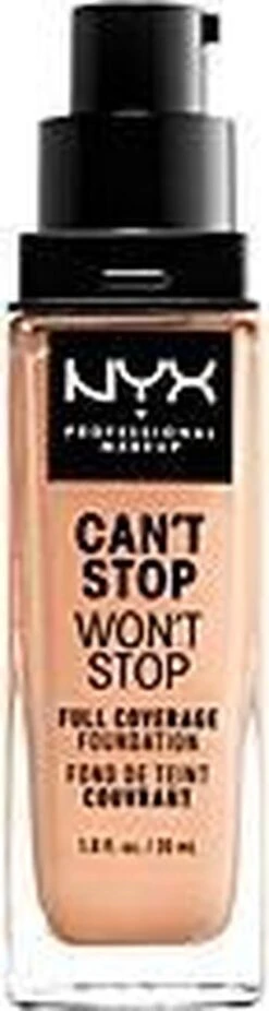 NYX Professional Makeup - Can't Stop Won't Stop Foundation - Natural 19 NYX Professional Makeup - Can't Stop Won't Stop Foundation - Natural -Modecosmetica Winkel 320x1200