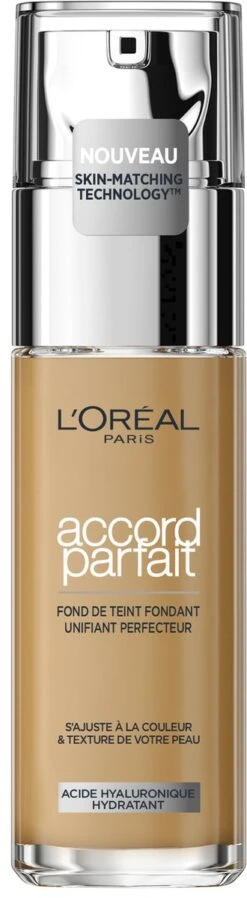 L’Oréal Paris - Accord Parfait Foundation - 6N - Natuurlijk Dekkende Foundation Met Hyaluronzuur En SPF 16 - 30 Ml 13 L’Oréal Paris - Accord Parfait Foundation - 6N - Natuurlijk Dekkende Foundation Met Hyaluronzuur En SPF 16 - 30 Ml -Modecosmetica Winkel 330x1200 2