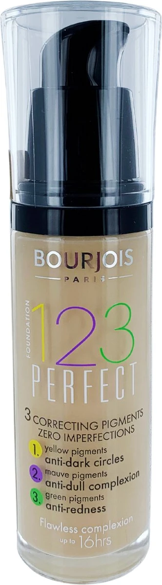 Bourjois 123 Perfect Foundation - 52 Vanille 4 Bourjois 123 Perfect Foundation - 52 Vanille - Afbeelding 2