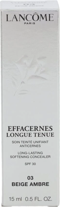 Lancôme Effacernes Longue Tenue Concealer 15 Ml - 03 Beige Ambre 13 Lancôme Effacernes Longue Tenue Concealer 15 Ml - 03 Beige Ambre -Modecosmetica Winkel 353x1200