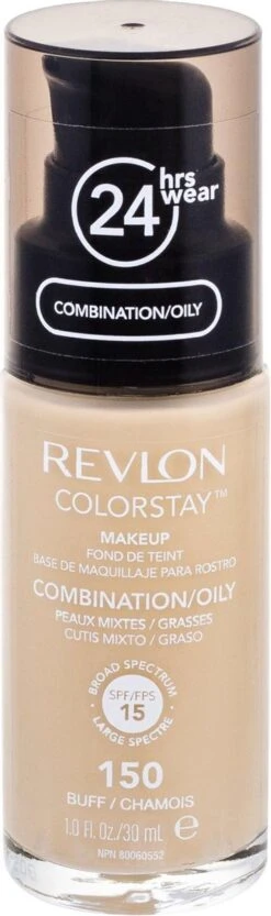 Revlon Colorstay Foundation With Pump Oily Skin - 150 Buff -Modecosmetica Winkel 356x1200