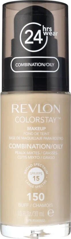 Revlon Colorstay Foundation With Pump Oily Skin - 150 Buff -Modecosmetica Winkel 360x1200