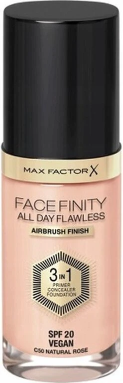 Max Factor Facefinity All Day Flawless 3-in-1 Liquid Foundation - 050 Natural 36 Max Factor Facefinity All Day Flawless 3-in-1 Liquid Foundation - 050 Natural -Modecosmetica Winkel 386x1200 3