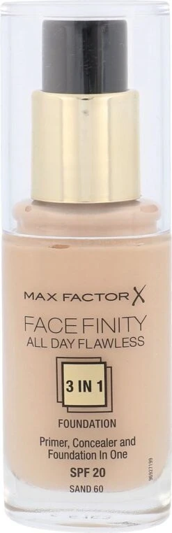 Max Factor All Day Flawless 3 In 1 Foundationmake-up Pompflacon Crème 30 Ml