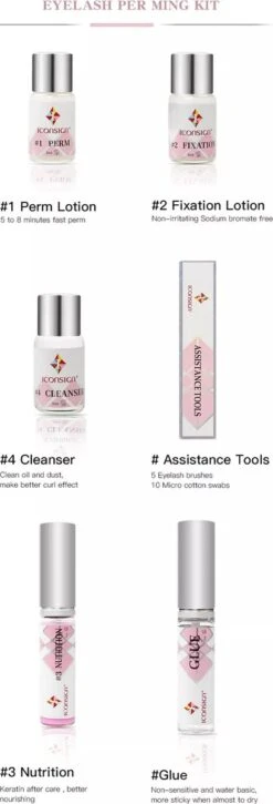 Merkloos Lash Lift Kit - Vernieuwde Wimperlifting Set - Wimperserums Met Wenkbrauw Gel - Lash Lift Set -Modecosmetica Winkel 409x1200