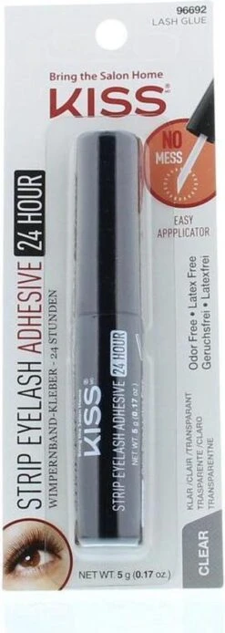 KISS - Strip Eyelash Adhesive 24 Hour Clear 10 KISS - Strip Eyelash Adhesive 24 Hour Clear -Modecosmetica Winkel 427x1200 1