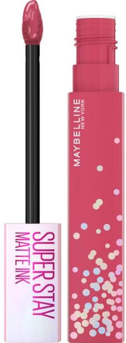 Maybelline SuperStay Matte Ink Lipstick Birthday Collection Lippenstift - 395 Birthday Bestie 5 Ml 7 Maybelline SuperStay Matte Ink Lipstick Birthday Collection Lippenstift - 395 Birthday Bestie 5 Ml - Afbeelding 5