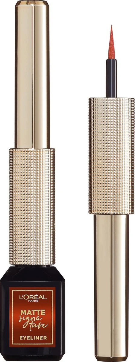 L'Oréal Paris Matte Signature Eyeliner Van Superliner – Matte Liquid Eyeliner – Waterproof - 07 Copper – Bruin 11 L'Oréal Paris Matte Signature Eyeliner Van Superliner – Matte Liquid Eyeliner – Waterproof - 07 Copper – Bruin - Afbeelding 9