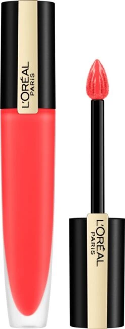 L’Oréal Paris Rouge Signature Lippenstift - 132 I Radiate - Roze - Matte Vloeibare Lipstick -Modecosmetica Winkel 457x1200 1