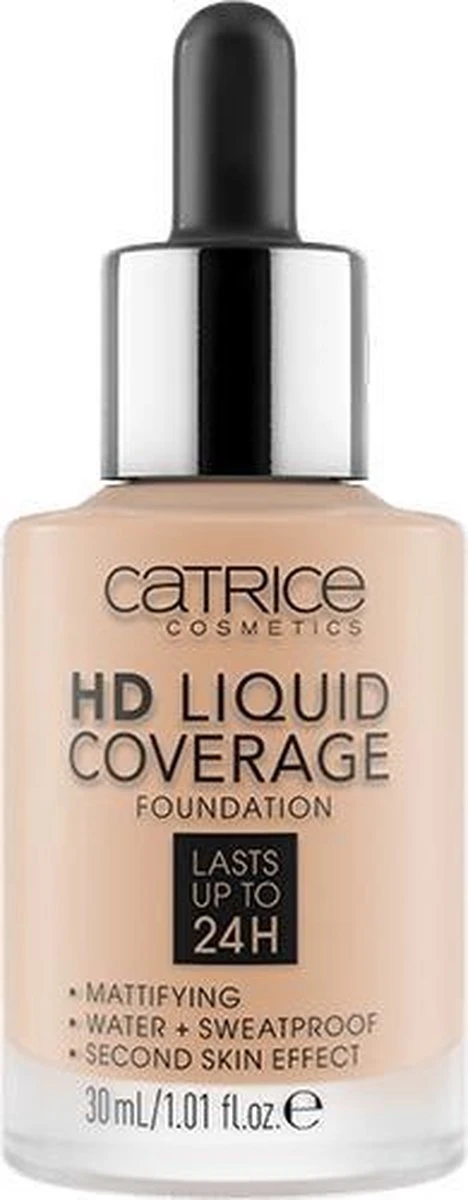 Catrice - Liquid Make-Up HD Liquid Coverage (Foundation) 30 Ml 030 Sand Beige - 7 Catrice - Liquid Make-Up HD Liquid Coverage (Foundation) 30 Ml 030 Sand Beige - - Afbeelding 5