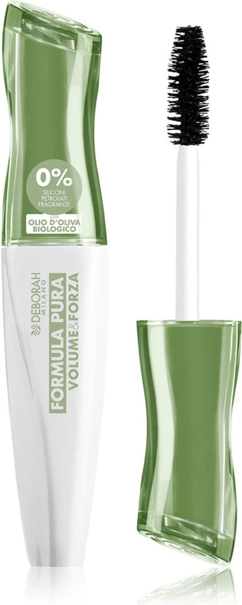 Deborah Milano Formula Pura Volume & Forza Mascara - Volume Mascara Voor De Gevoelige Ogen - 96% Natuurlijke Ingrediënten - Beschermend En Voedend - Zwart - 12 Ml 3 Deborah Milano Formula Pura Volume & Forza Mascara - Volume Mascara Voor De Gevoelige Ogen - 96% Natuurlijke Ingrediënten - Beschermend En Voedend - Zwart - 12 Ml