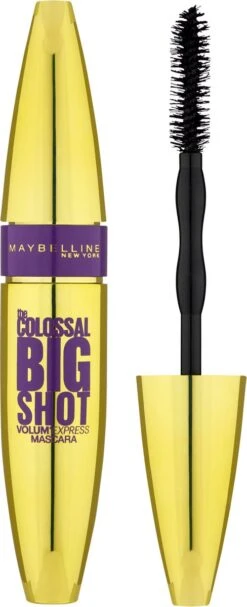 Maybelline Colossal Big Shot Mascara - 01 Zwart -Modecosmetica Winkel 488x1200