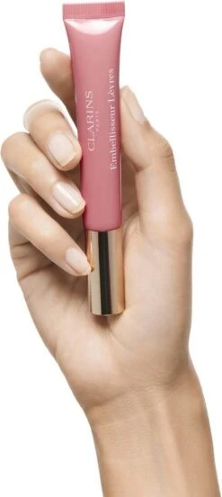 Clarins Instant Light Natural Lip Perfector - 01 Rose Shimmer - Lipgloss - 12 Ml -Modecosmetica Winkel 537x1200