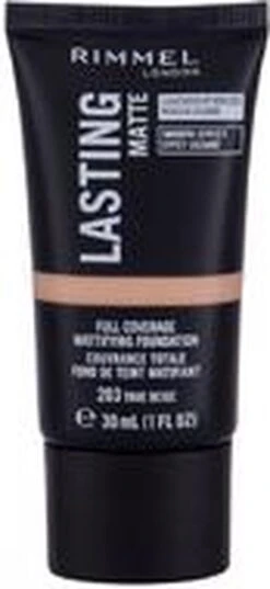 Rimmel London Lasting Matte Foundation - 200 Soft Beige -Modecosmetica Winkel 552x1200