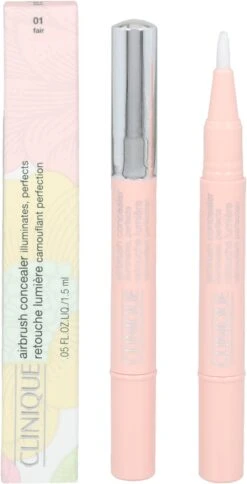Clinique - Airbrush Concealer Brightening Corrector 1.5 Ml 01 Fair - 26 Clinique - Airbrush Concealer Brightening Corrector 1.5 Ml 01 Fair - -Modecosmetica Winkel 613x1200