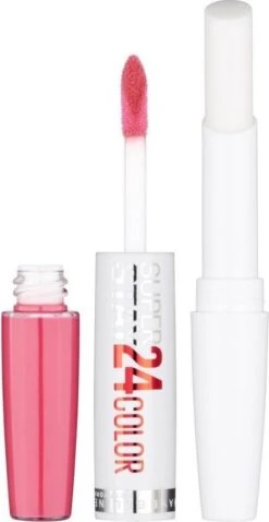 Maybelline SuperStay 24H Lipstick - 140 Roaring Rose 7 Maybelline SuperStay 24H Lipstick - 140 Roaring Rose -Modecosmetica Winkel 620x1200 1