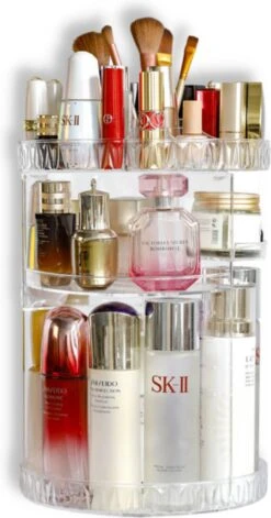 LuZana Make-Up Organizer - Beauty Organizer Voor Make Up - 360° Roterend - Opbergbox - Opbergdoos Cosmetica - Sieradendoos - Nagellak - Lippenstift - Transparant - Cadeautje Voor Vrouw 23 LuZana Make-Up Organizer - Beauty Organizer Voor Make Up - 360° Roterend - Opbergbox - Opbergdoos Cosmetica - Sieradendoos - Nagellak - Lippenstift - Transparant - Cadeautje Voor Vrouw -Modecosmetica Winkel 629x1200 3