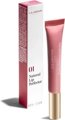 Clarins Instant Light Natural Lip Perfector - 01 Rose Shimmer - Lipgloss - 12 Ml -Modecosmetica Winkel 647x1200