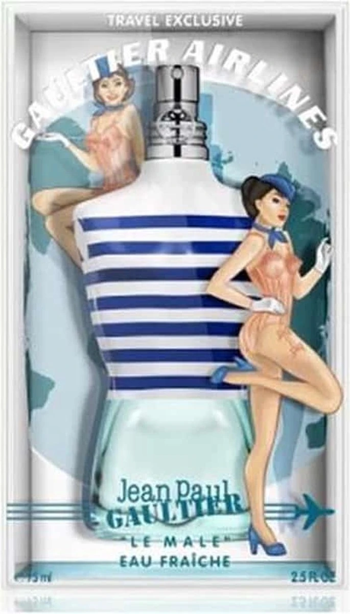 Jean Paul Gaultier Le Male Airlines Eau De Toilette Spray 75 Ml 3 Jean Paul Gaultier Le Male Airlines Eau De Toilette Spray 75 Ml - Afbeelding 2