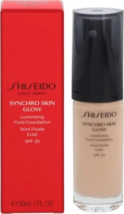 Shiseido Synchro Skin Glow Luminizing Fluid Foundation - N3 Neutral - 30 Ml - Foundation -Modecosmetica Winkel 697x1200