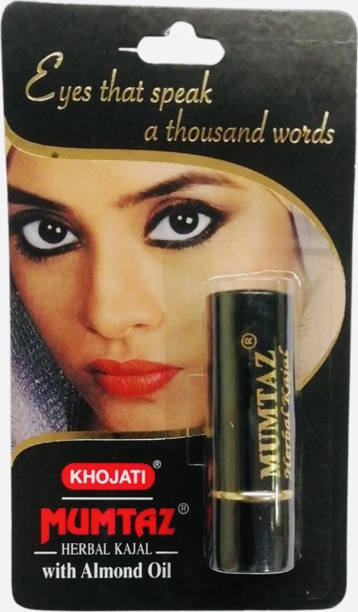 GoodUse Export Mumtaz Herbal Kajal Stick 1 Stuks - Zwarte Eyeliner - Kajal Oogpotlood Zwart - Make Up - Kohl Kajal - Gevoelige Ogen - Amandelolie - Natuurlijk 3 GoodUse Export Mumtaz Herbal Kajal Stick 1 Stuks - Zwarte Eyeliner - Kajal Oogpotlood Zwart - Make Up - Kohl Kajal - Gevoelige Ogen - Amandelolie - Natuurlijk