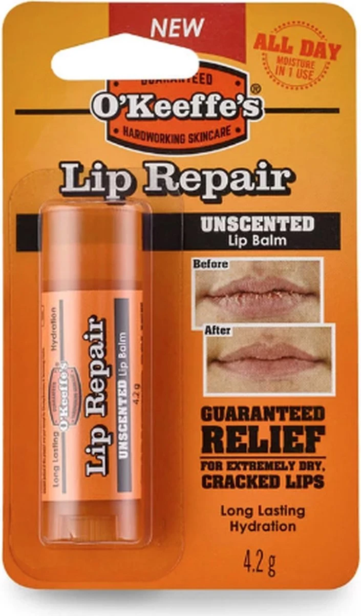 O'Keeffe's - Liprepair - Lippenbalsem - Ongeparfumeerd - 4,2g 9 O'Keeffe's - Liprepair - Lippenbalsem - Ongeparfumeerd - 4,2g - Afbeelding 7