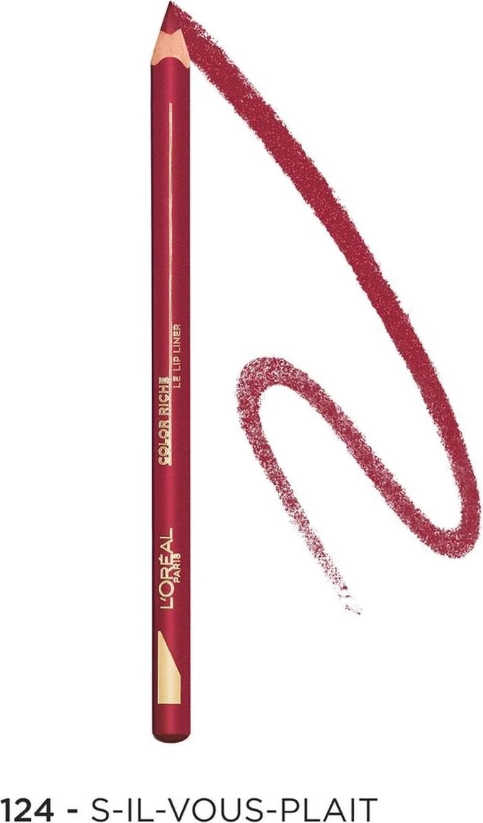 L’Oréal Paris Color Riche Lipliner - 124 S'il Vous Plait - Rood Lippenpotlood 10 L’Oréal Paris Color Riche Lipliner - 124 S'il Vous Plait - Rood Lippenpotlood - Afbeelding 8