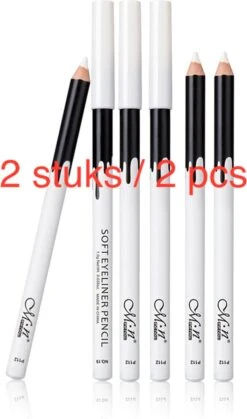 Witte Soft Eyeliner - 2 Stuks - Zachte Eyeliner - White Eyeliner - 2 Pieces - 12 Witte Soft Eyeliner - 2 Stuks - Zachte Eyeliner - White Eyeliner - 2 Pieces - -Modecosmetica Winkel 707x1200 2