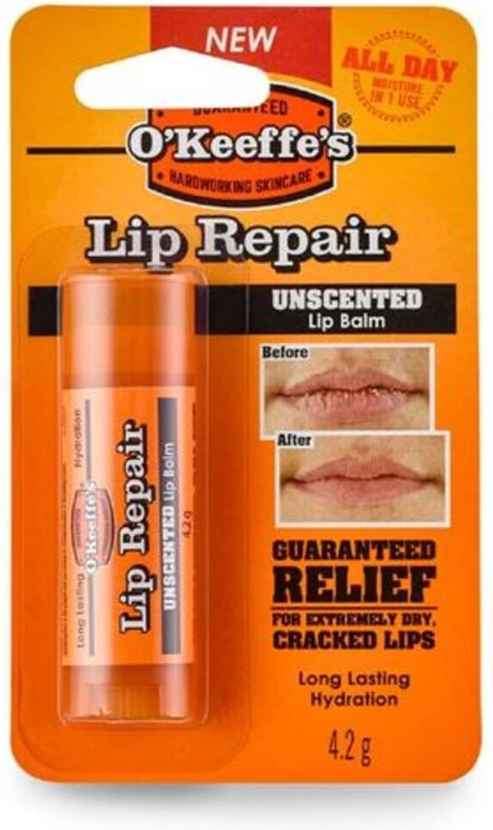 O'Keeffe's - Liprepair - Lippenbalsem - Ongeparfumeerd - 4,2g 3 O'Keeffe's - Liprepair - Lippenbalsem - Ongeparfumeerd - 4,2g