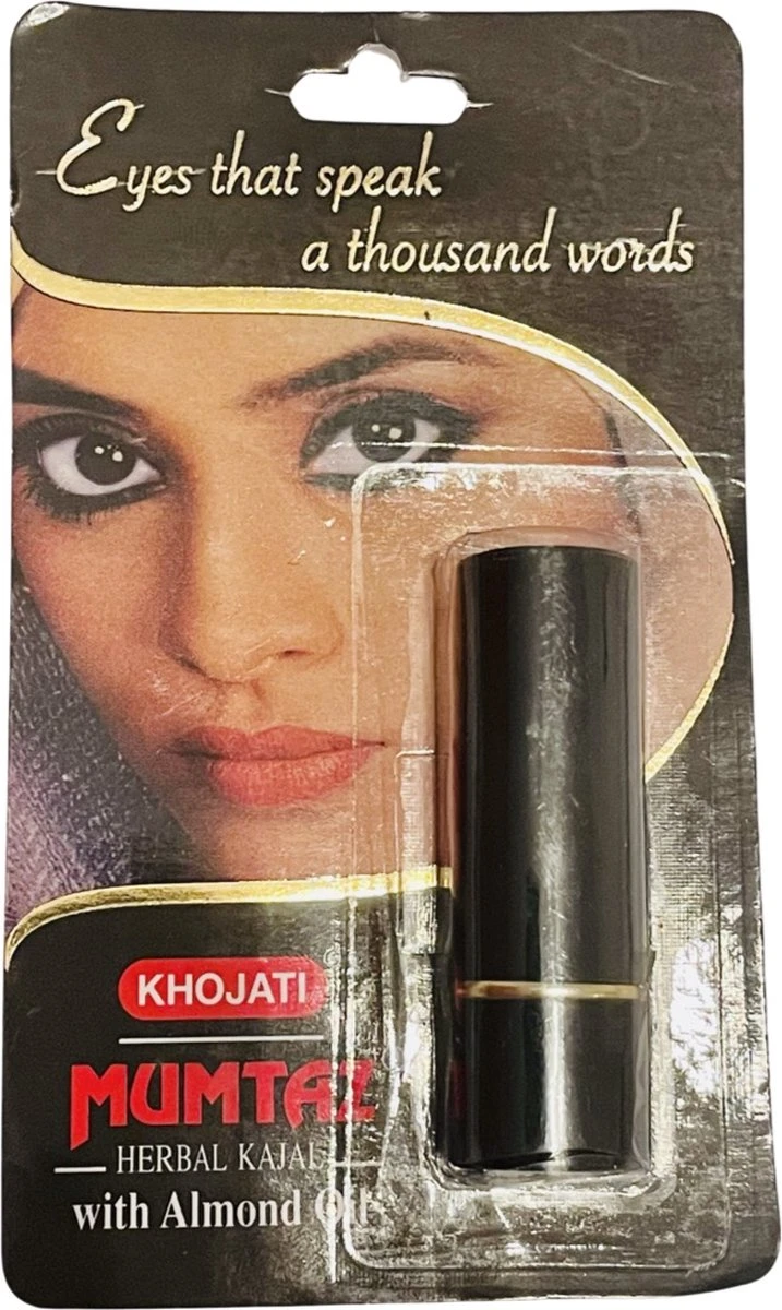 GoodUse Export Mumtaz Herbal Kajal Stick 1 Stuks - Zwarte Eyeliner - Kajal Oogpotlood Zwart - Make Up - Kohl Kajal - Gevoelige Ogen - Amandelolie - Natuurlijk 5 GoodUse Export Mumtaz Herbal Kajal Stick 1 Stuks - Zwarte Eyeliner - Kajal Oogpotlood Zwart - Make Up - Kohl Kajal - Gevoelige Ogen - Amandelolie - Natuurlijk - Afbeelding 3