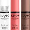 NYX Professional Makeup - Holidays 2022 Mrs Claus - Butter Gloss Trio - Lip Gloss -Modecosmetica Winkel 718x1200