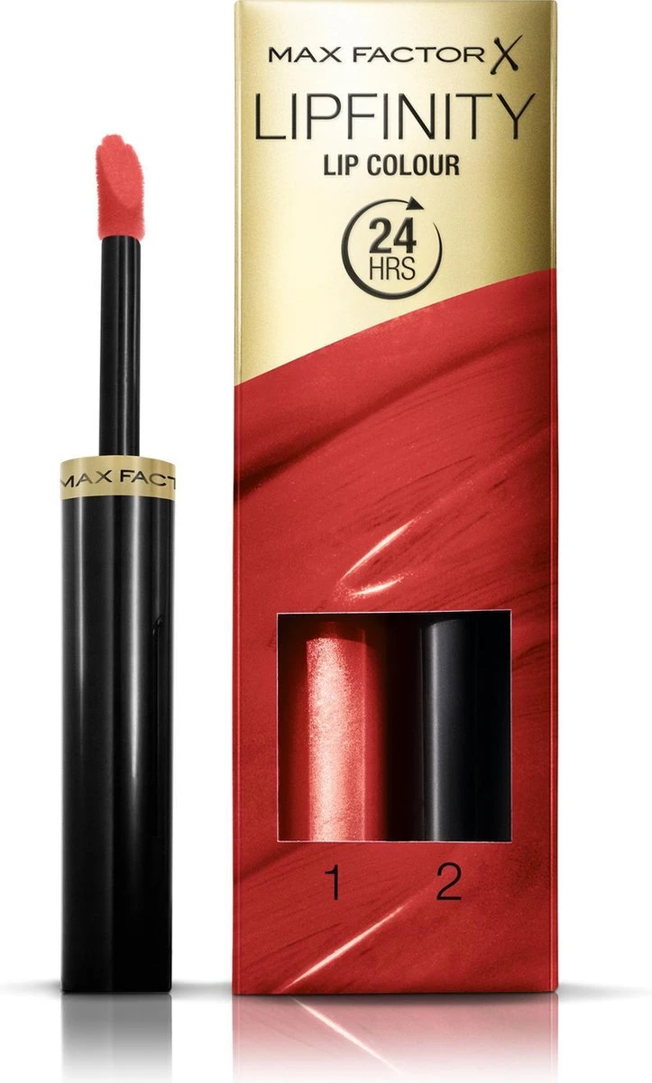 Max Factor Lipfinity Lip Colour Lippenstift - 125 So Glamorous 4 Max Factor Lipfinity Lip Colour Lippenstift - 125 So Glamorous - Afbeelding 2