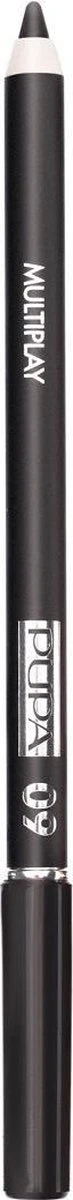 PUPA Milano Multiplay Oogpotlood - 09 Deep Black 4 PUPA Milano Multiplay Oogpotlood - 09 Deep Black - Afbeelding 2