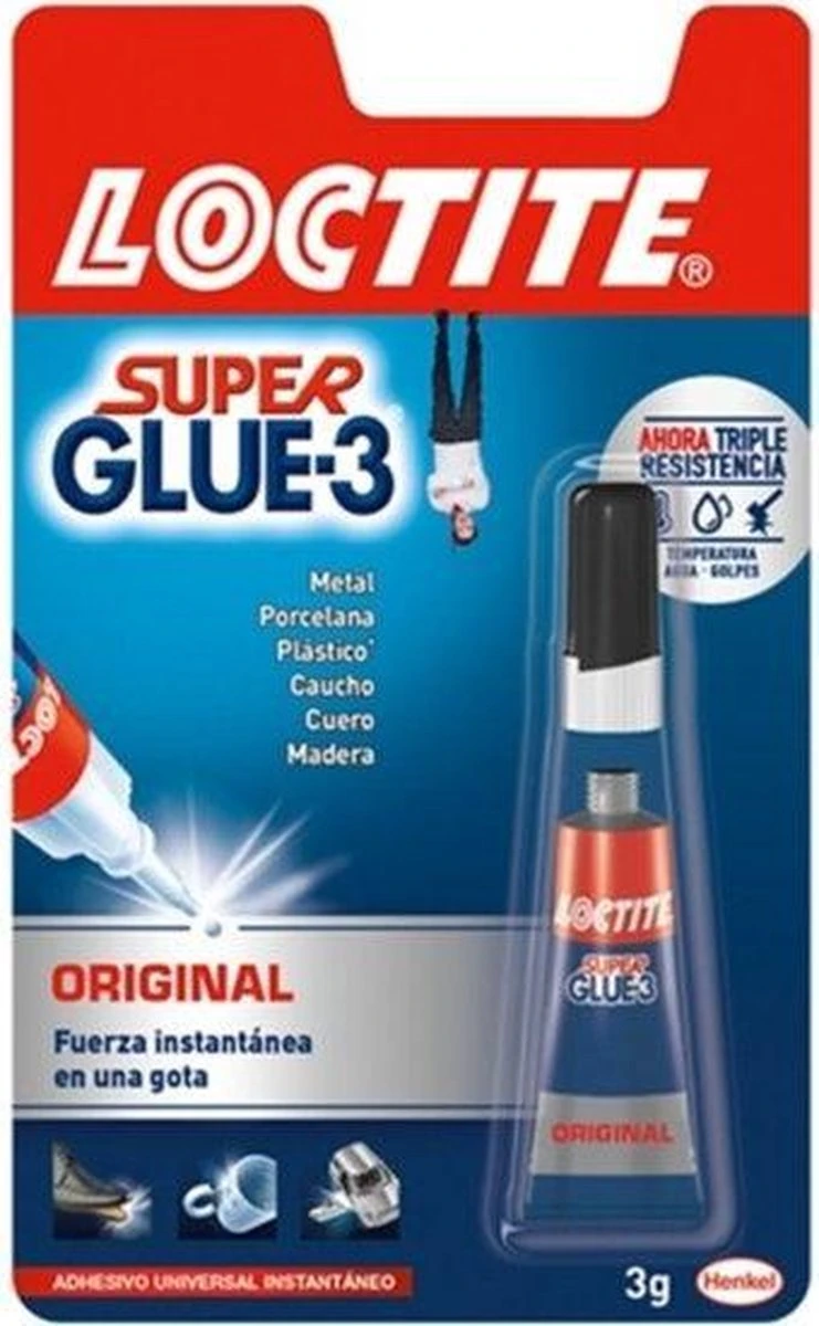 Loctite Super Glue-3 Pegamento 3 G 5 Loctite Super Glue-3 Pegamento 3 G - Afbeelding 3