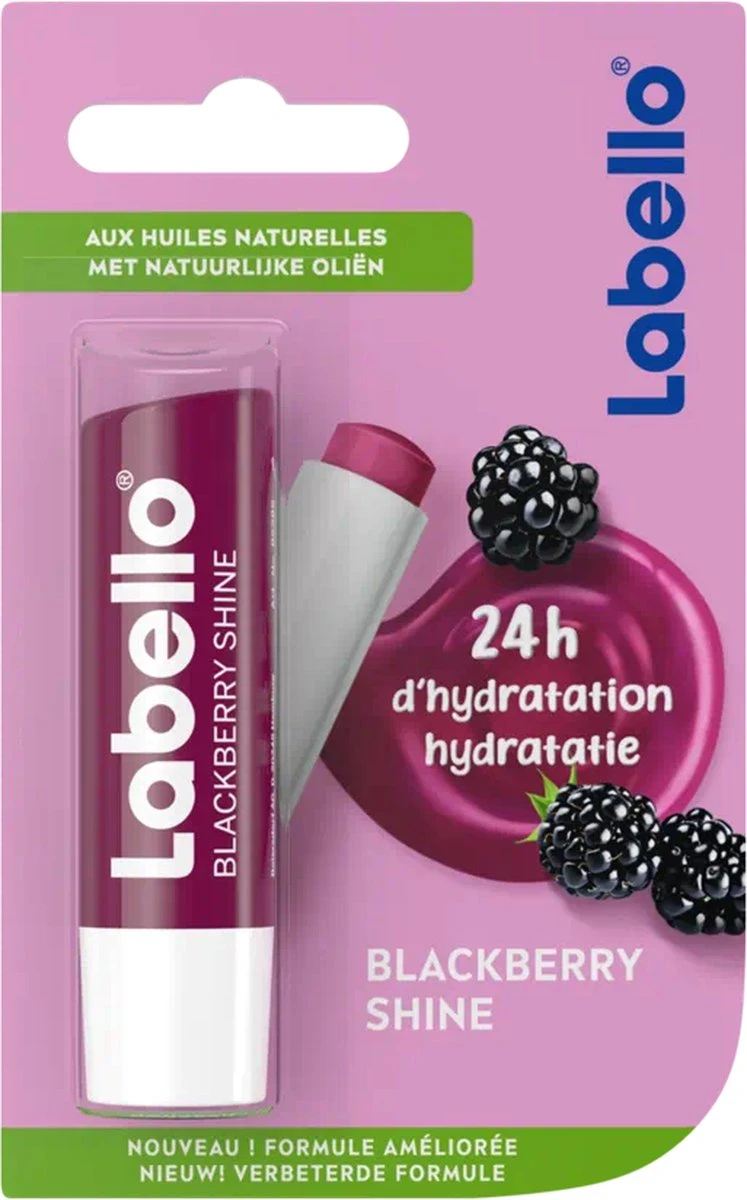 Labello Blackberry Shine - Lippenbalsem 3 Labello Blackberry Shine - Lippenbalsem