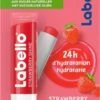 Labello Lippenbalsem Fruity Shine Strawberry Blister (5.5ml) 1 Labello Lippenbalsem Fruity Shine Strawberry Blister (5.5ml) -Modecosmetica Winkel 749x1200