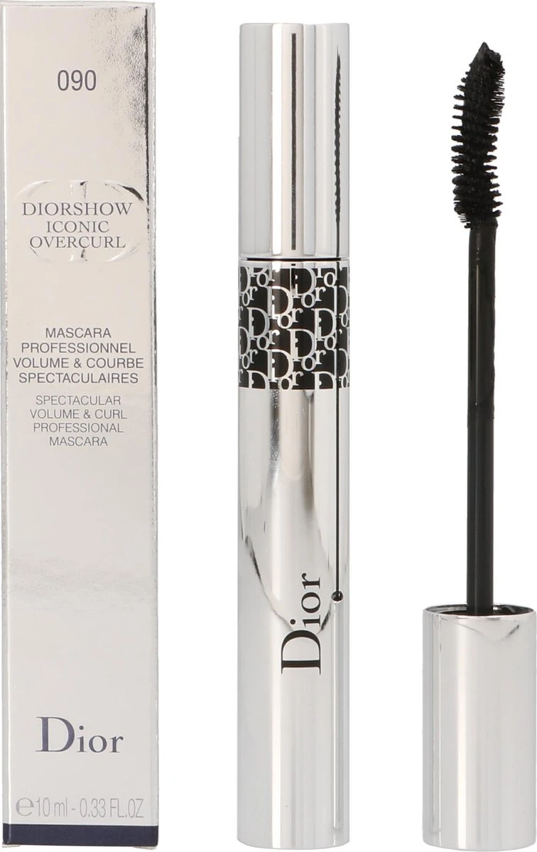 Dior Diorshow Iconic Overcurl Mascara - 090 Over Noir - Zwart 8 Dior Diorshow Iconic Overcurl Mascara - 090 Over Noir - Zwart - Afbeelding 6