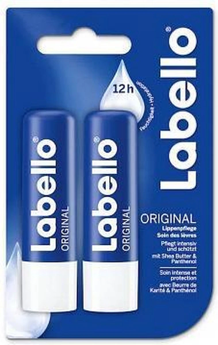 LABELLO LIPPENBALSEM CLASSIC ORIGINAL DUO STICK 3 LABELLO LIPPENBALSEM CLASSIC ORIGINAL DUO STICK