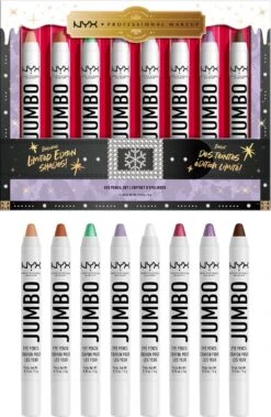 NYX Professional Makeup - Holidays 2022 Mrs Claus - Jumbo Eye Vault - 8 Jumbo Eye Pencils 9 NYX Professional Makeup - Holidays 2022 Mrs Claus - Jumbo Eye Vault - 8 Jumbo Eye Pencils -Modecosmetica Winkel 783x1200