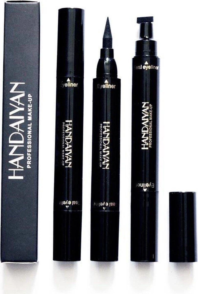 HANDAIYAN® | Eyeliner Met Wing Stempel | Zwarte Oog Stempel | 2 In 1 Eyeliner | Eyeliner Tool | Wing Eyeliner | Wing Stamp 4 HANDAIYAN® | Eyeliner Met Wing Stempel | Zwarte Oog Stempel | 2 In 1 Eyeliner | Eyeliner Tool | Wing Eyeliner | Wing Stamp - Afbeelding 2